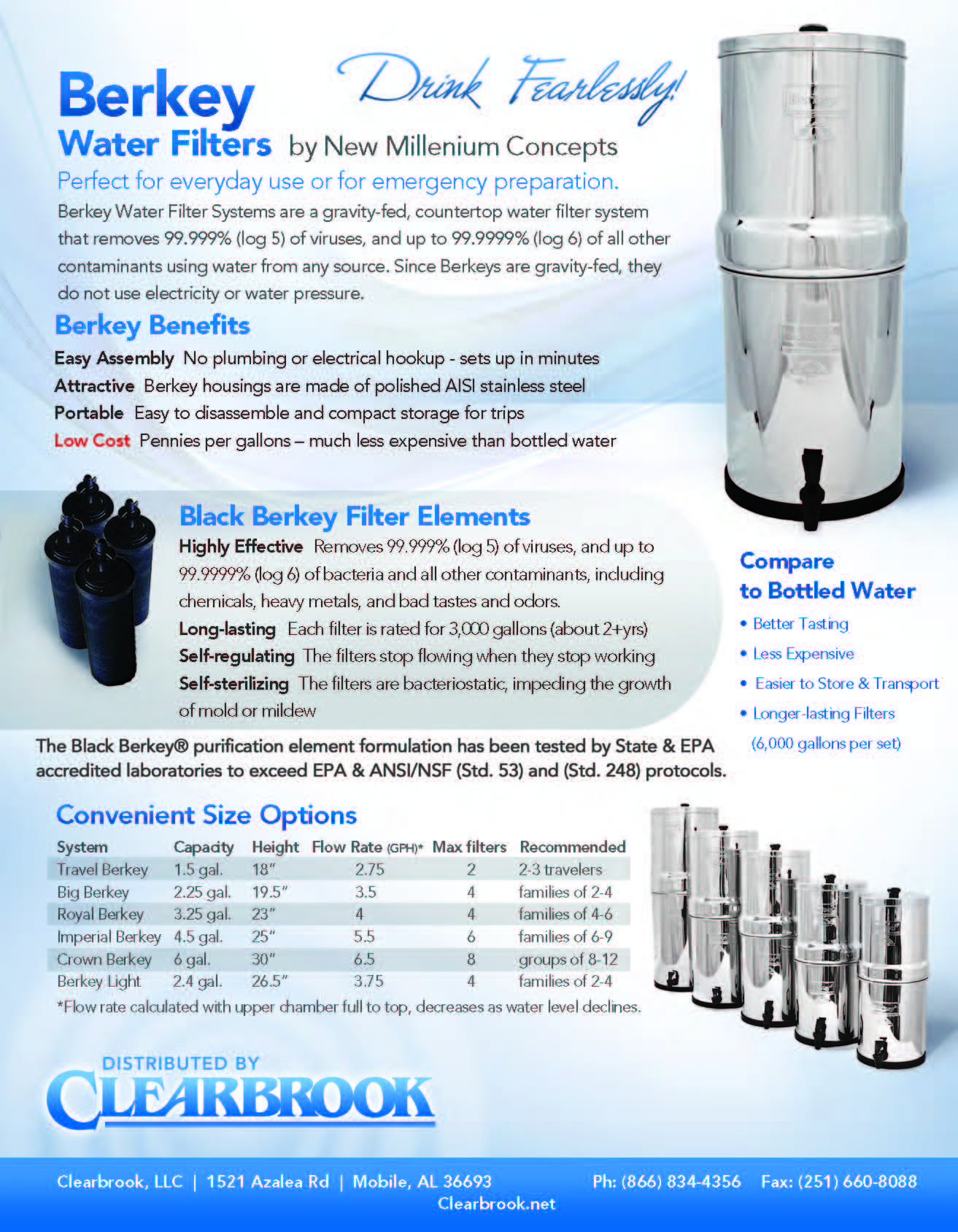 Berkey Water Filter System
